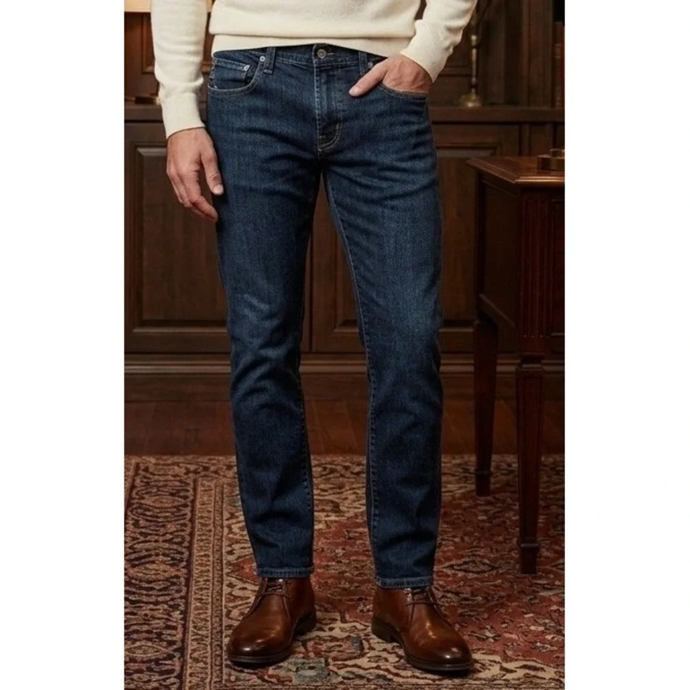 AG Adriano Goldschmied The Matchbox Slim Straight Selvedge Men's‎ Jeans 34x34